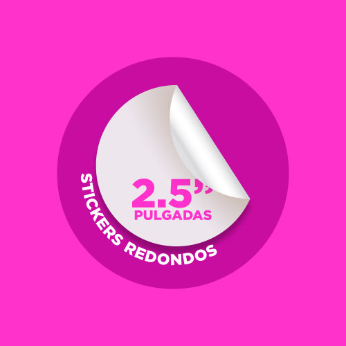 Stickers 2.5 pulgada (Redondo)