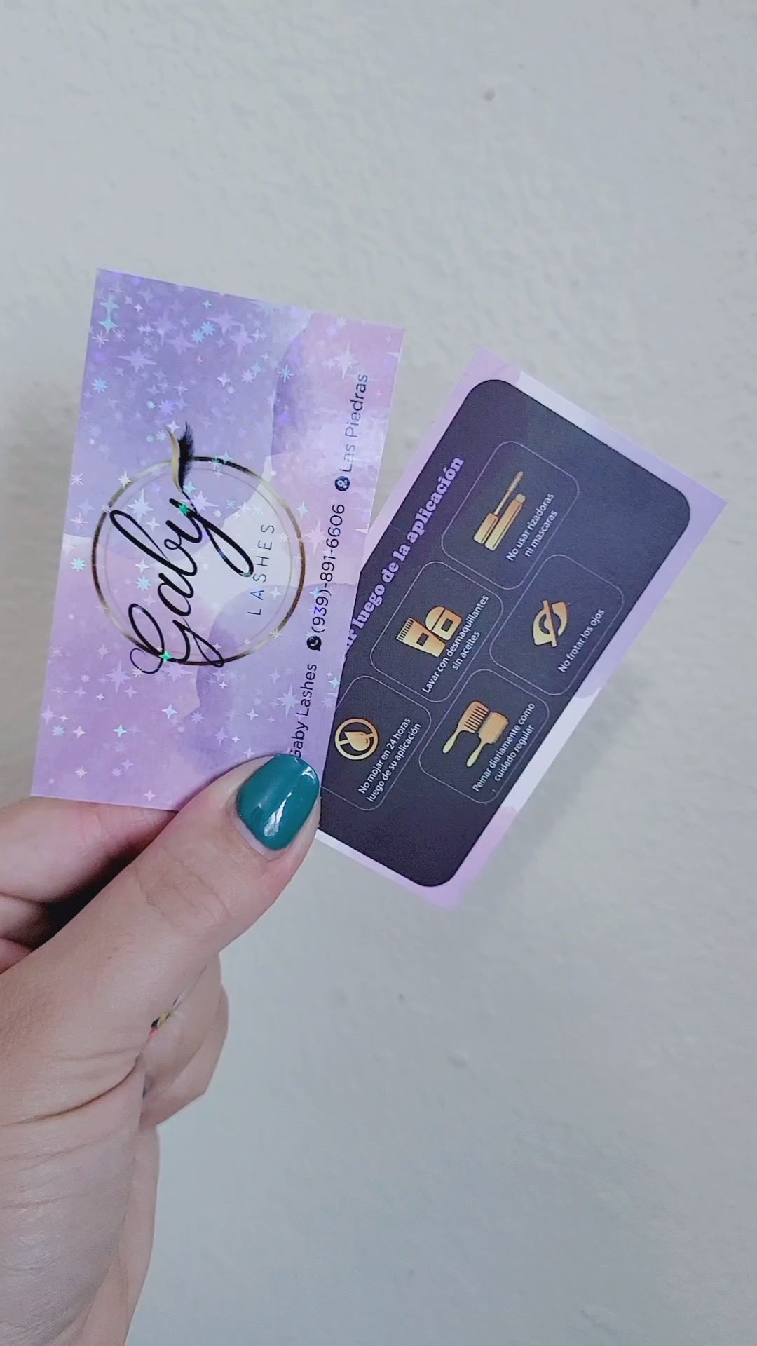 Tarjetas laminado glossy (2 lados de impresión)