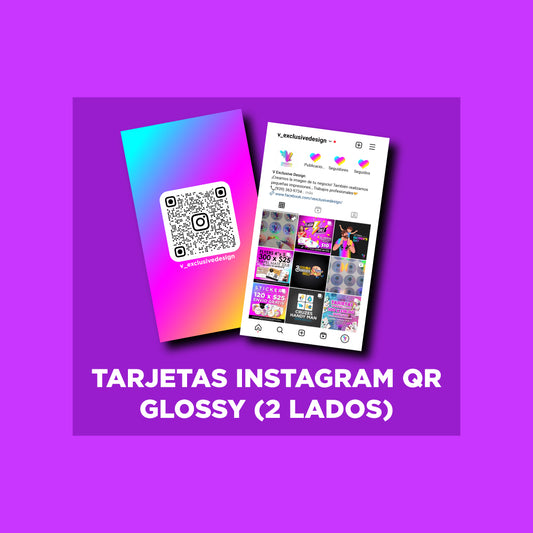 Tarjeta de instagram QR