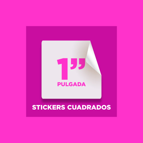 Stickers 1 pulgada (Cuadrado)